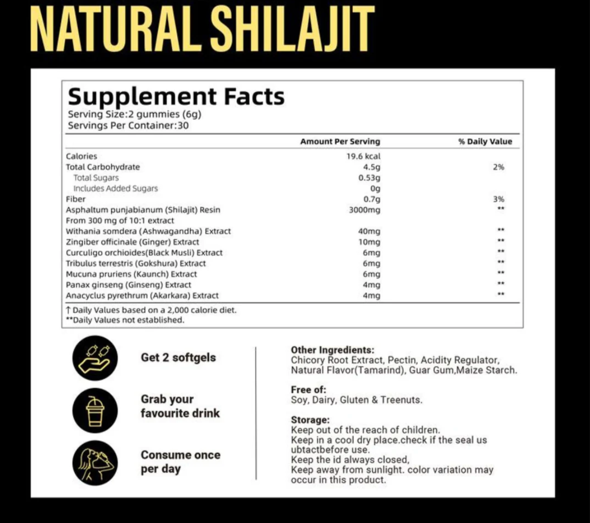 Zephix Primal Gold™ - Himalayan Shilajit Gummies