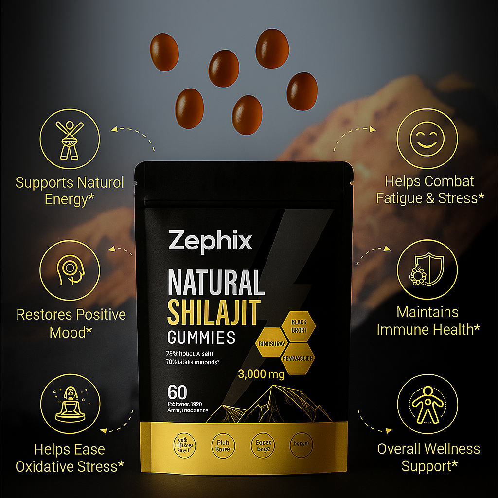 Zephix Primal Gold™ - Himalayan Shilajit Gummies