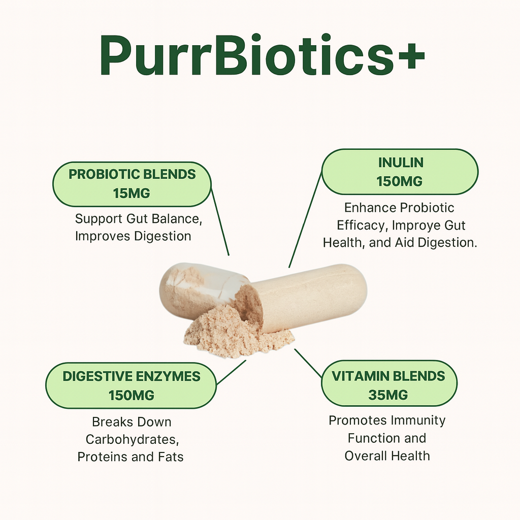 PurrBiotics+ - Probiotic Cat Supplement
