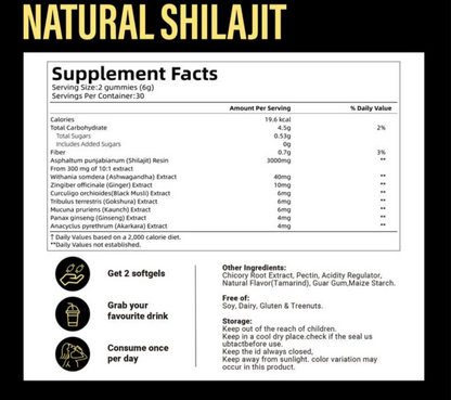 Zephix Primal Gold™ - Himalayan Shilajit Gummies